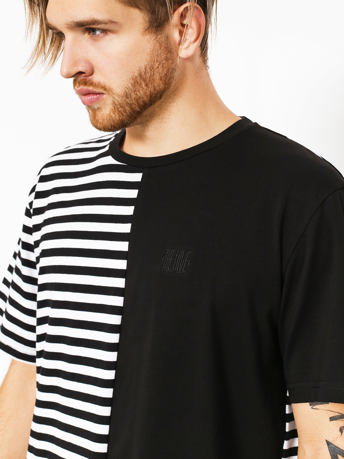 The Hive T-shirt Black N Stripes (black/white)
