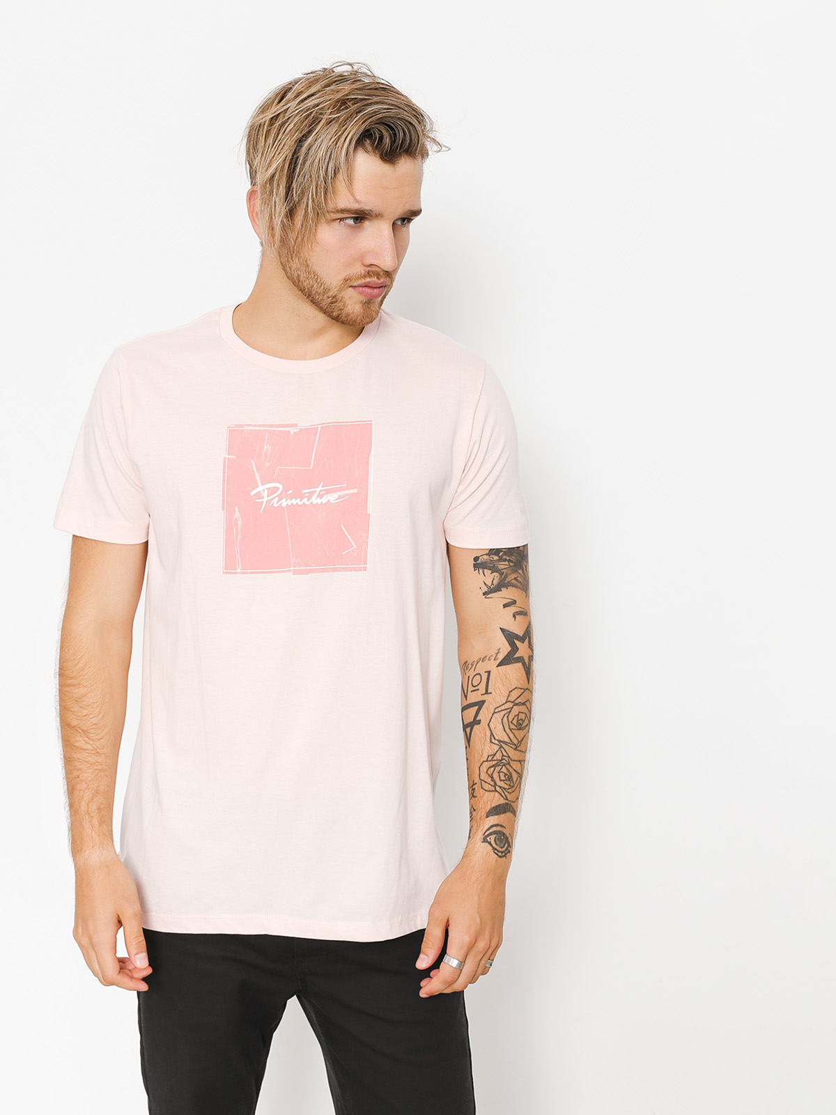 Primitive T-shirt Island Veneer (salmon)