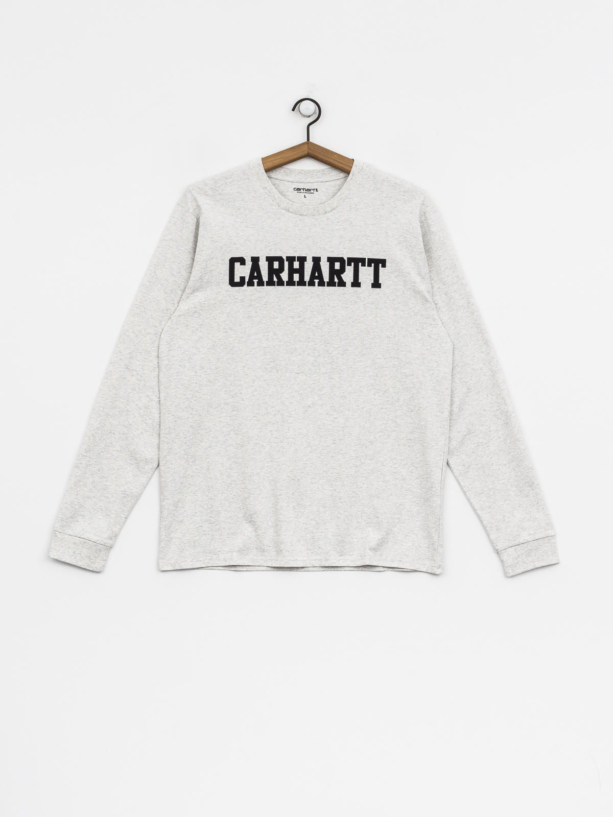 Carhartt WIP Longsleeve College (ash heather/dark navy)