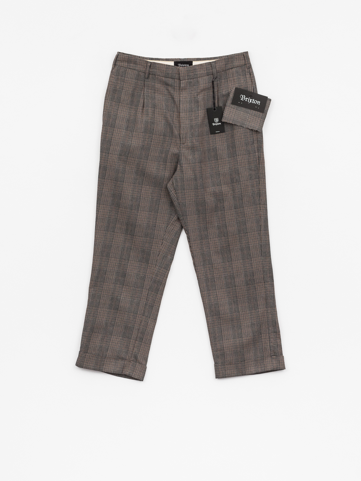 Brixton Pants Regent Trouser (grey plaid)
