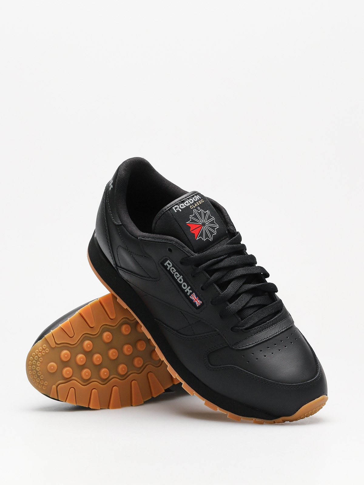 Reebok Shoes Cl Lthr (black/gum)