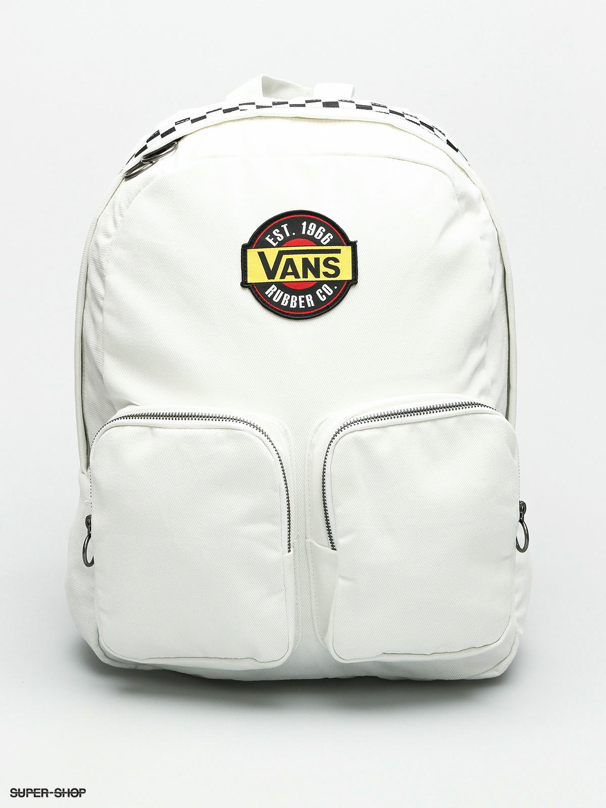 vans backpack white