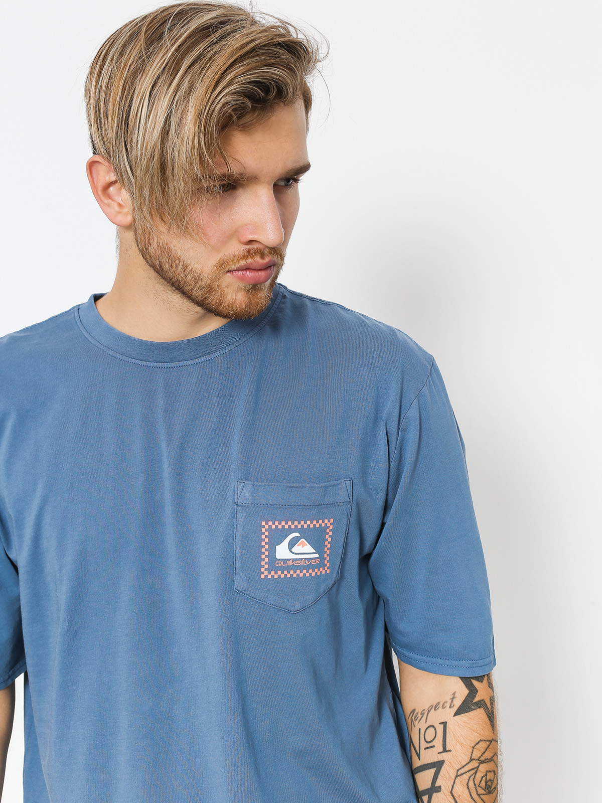 Quiksilver T-shirt Original Check Pt (bijou blue)