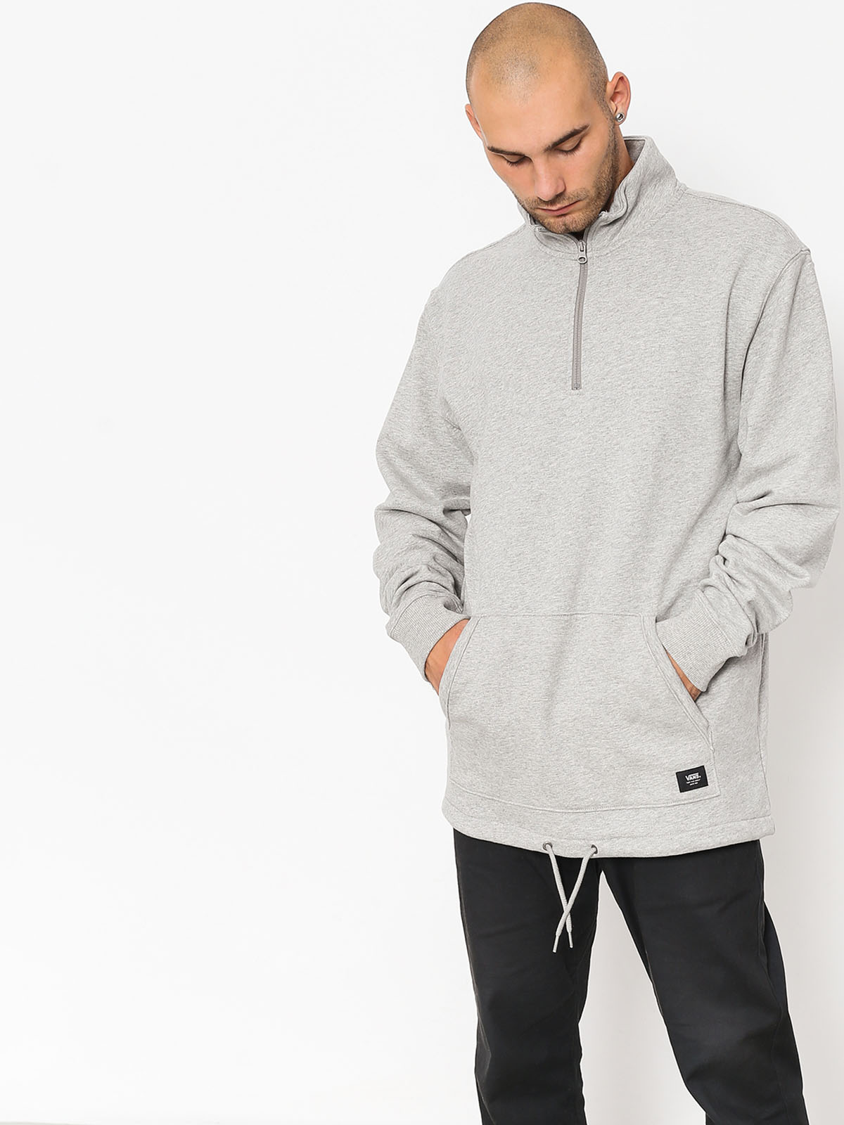 Vans Sweatshirt Versa Qzp DX (concrete heather)