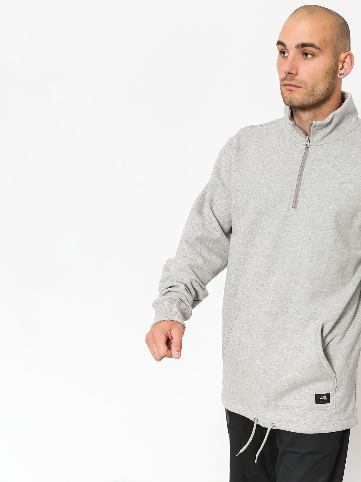Vans Sweatshirt Versa Qzp DX (concrete heather)
