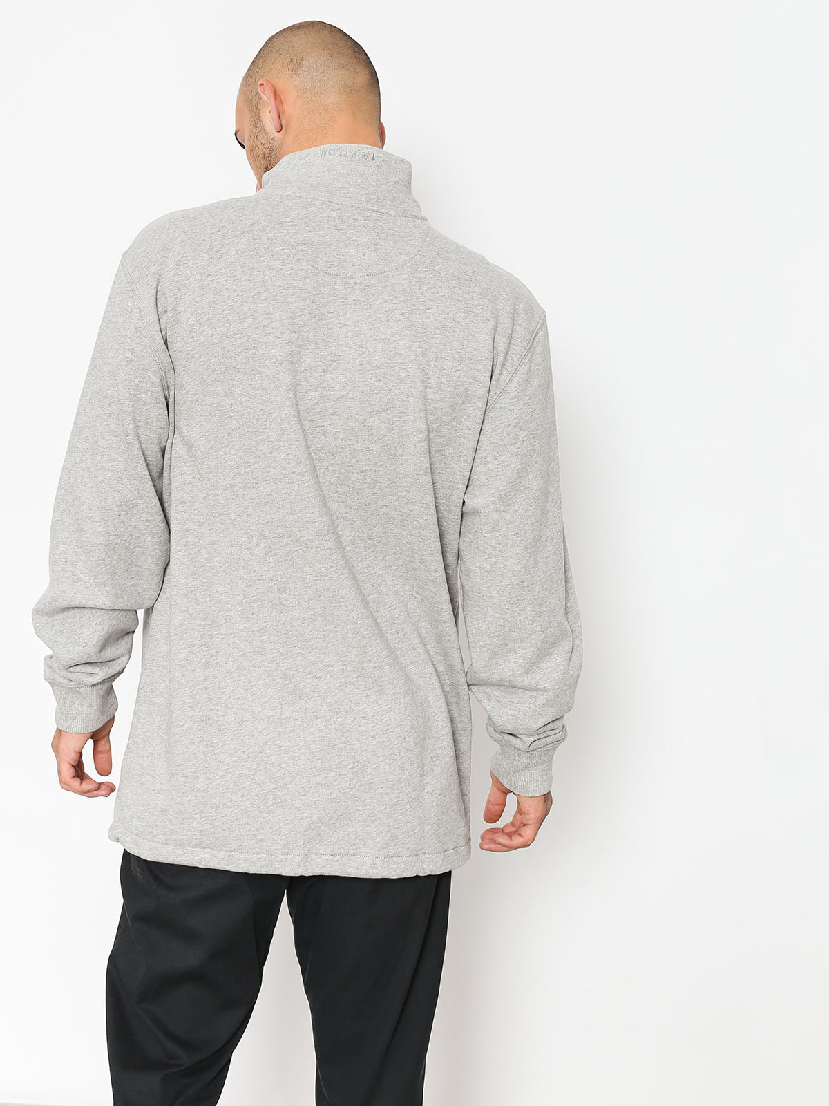 Vans Sweatshirt Versa Qzp DX (concrete heather)