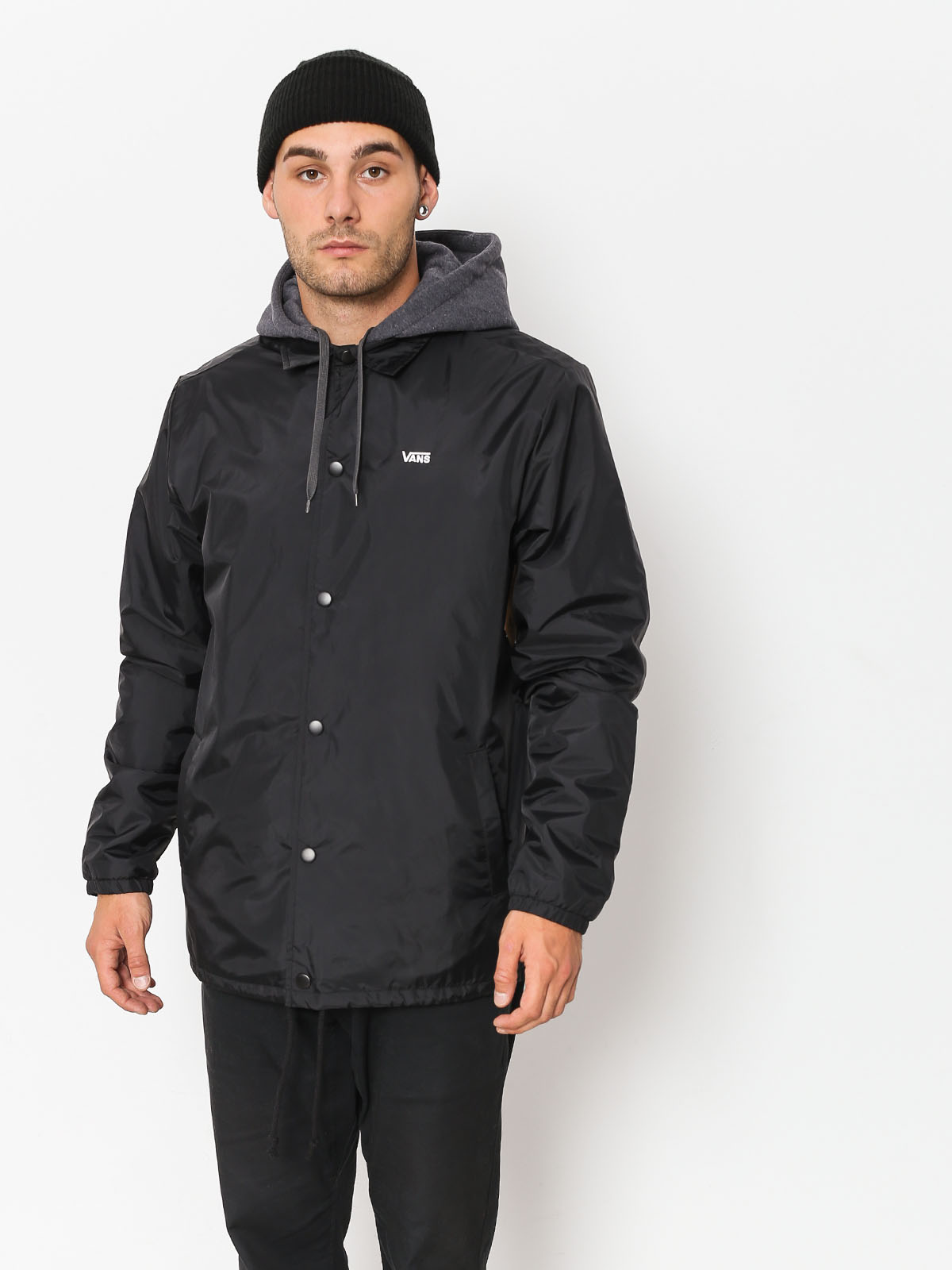 vans riley jacket black