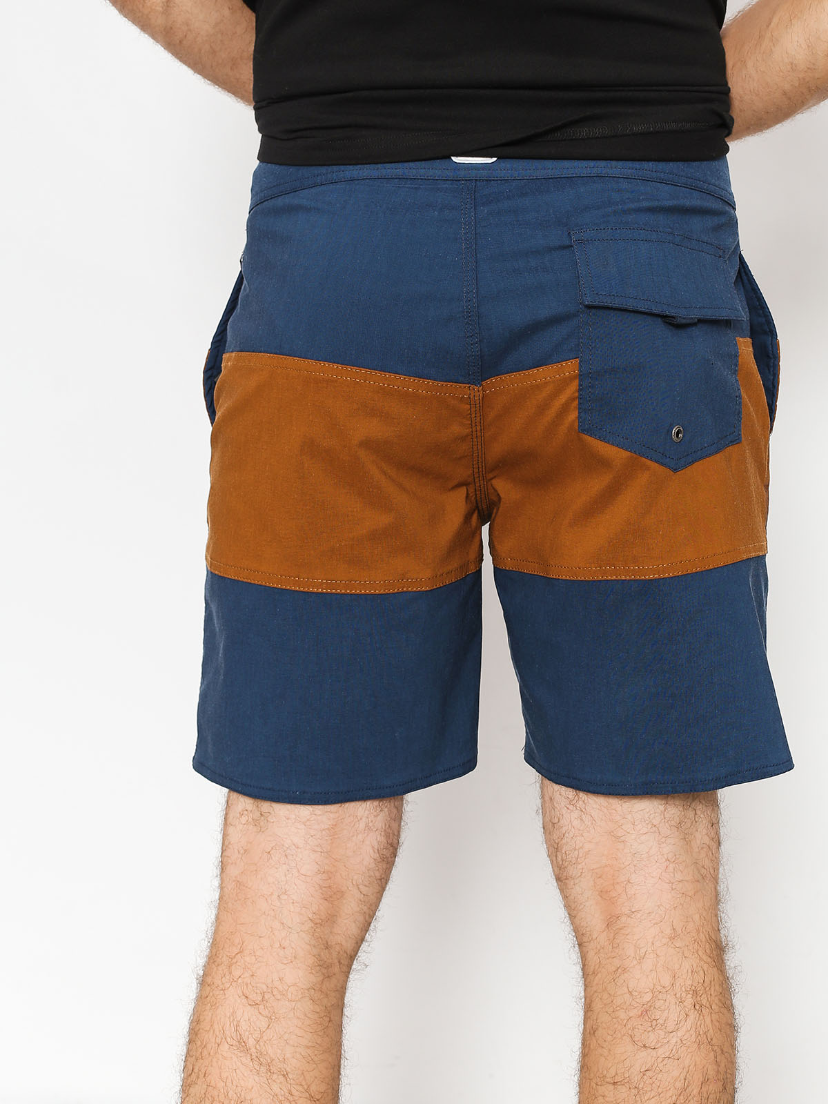 Brixton Shorts Convoy Trunk (washed navy/copper)