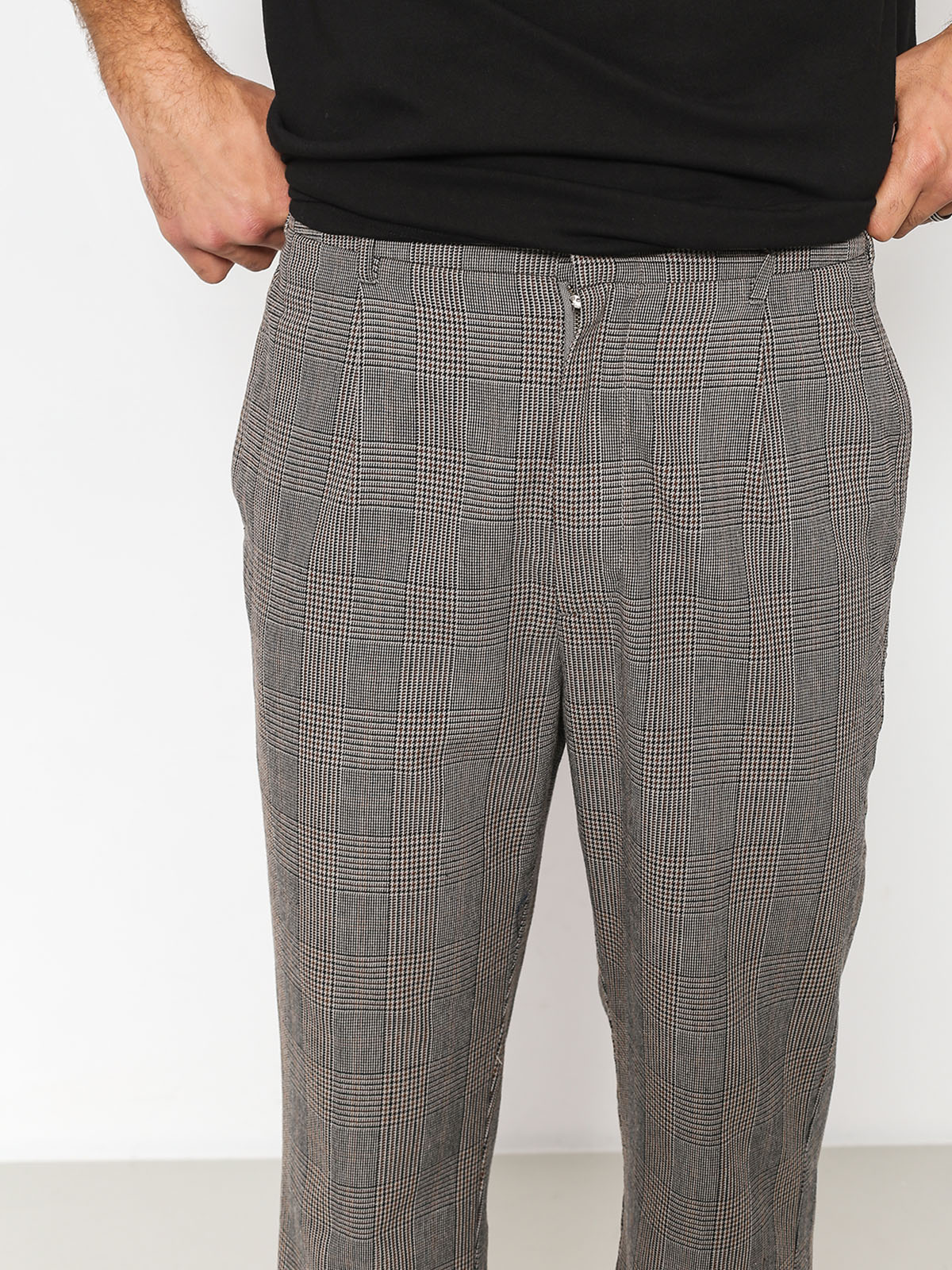 Brixton Pants Regent Trouser (grey plaid)