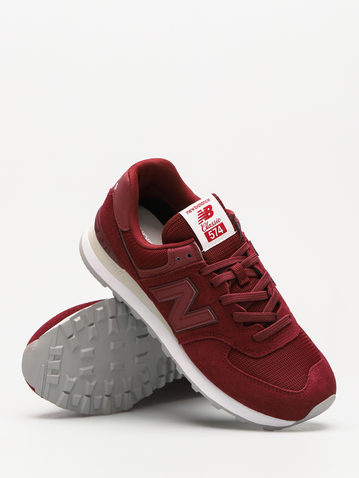 New Balance Shoes 574 (burgundy)