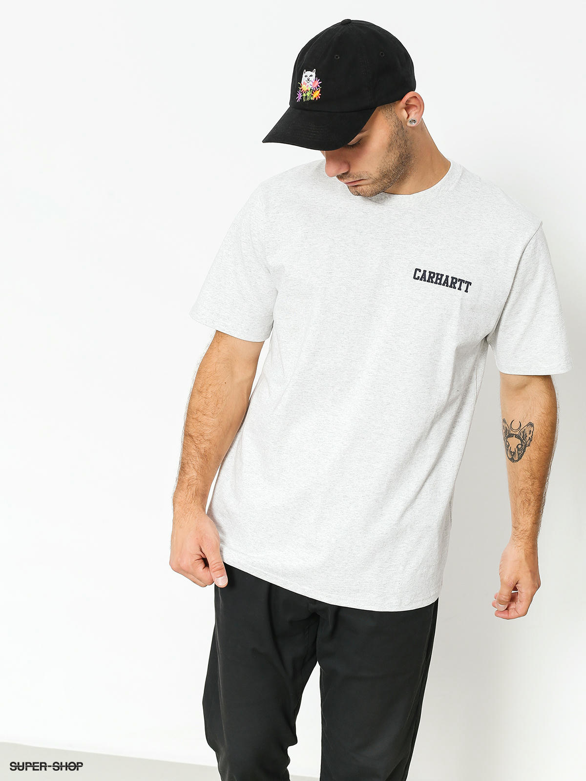 Carhartt college hotsell script t shirt