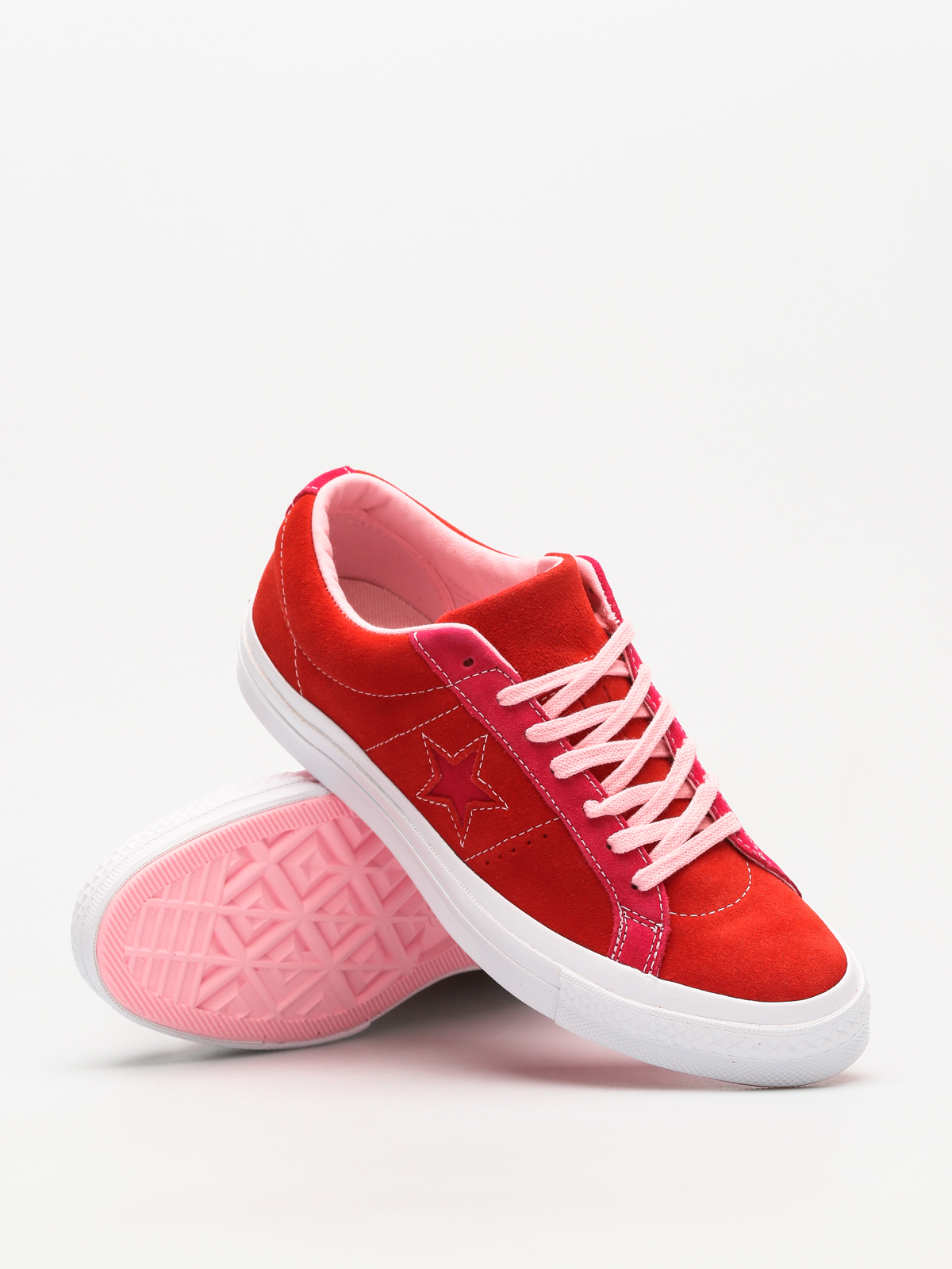 Converse Chucks One Star Ox (enamel red/pink pop)