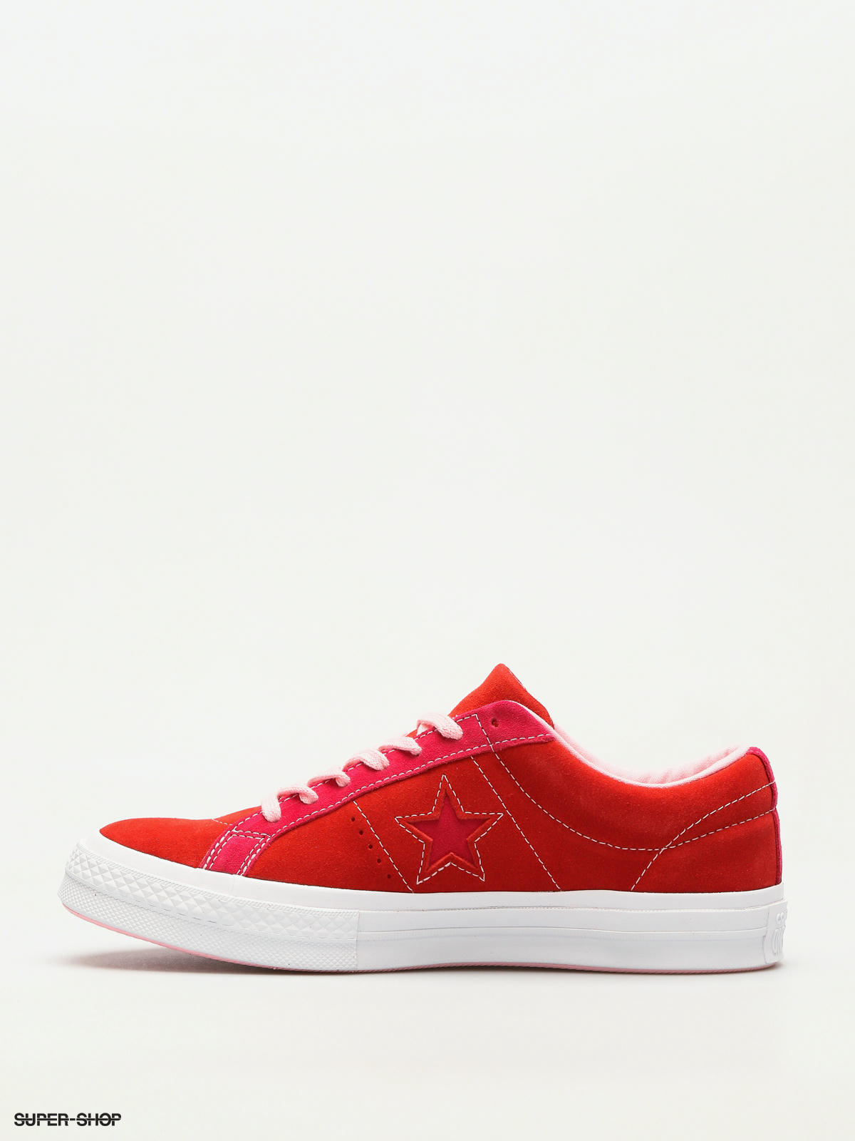 Converse one sale star enamel red