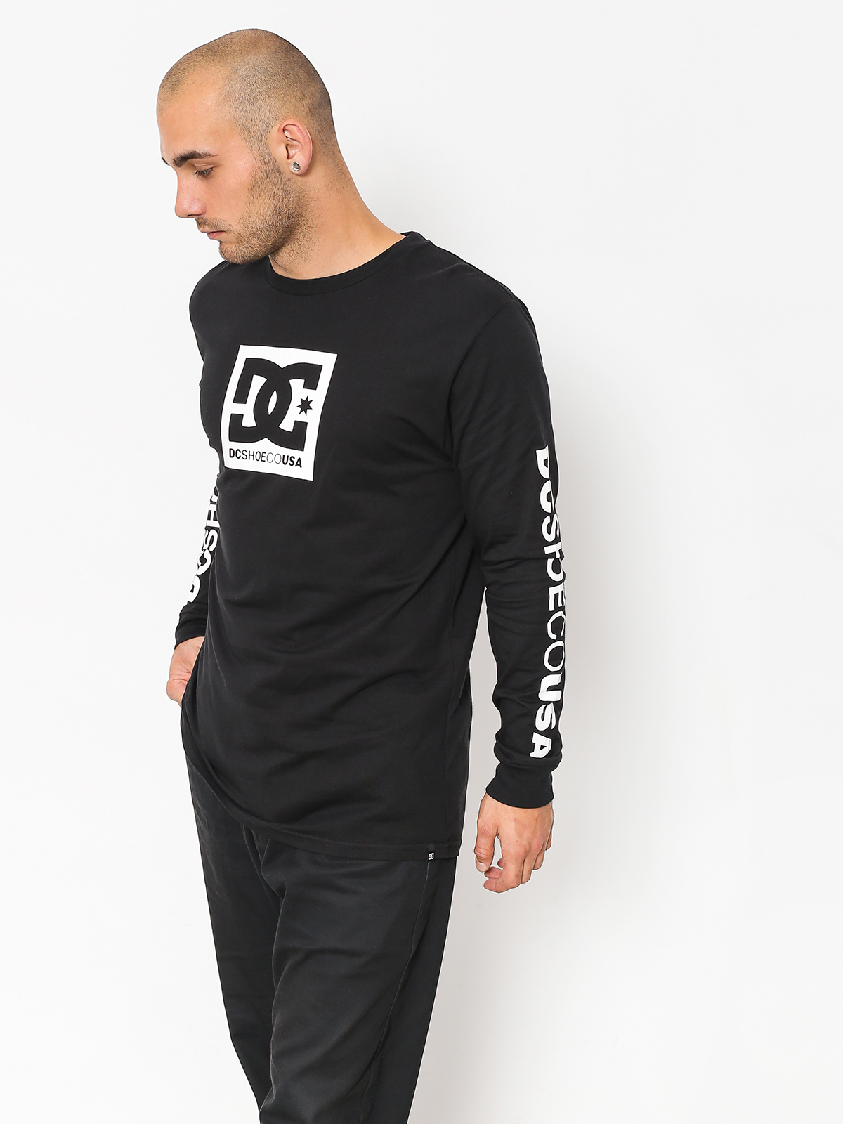 DC Longsleeve Square Star (black)