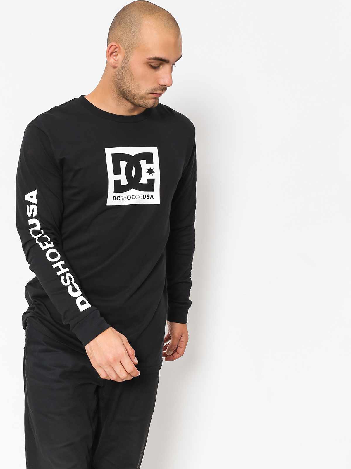 DC Longsleeve Square Star (black)