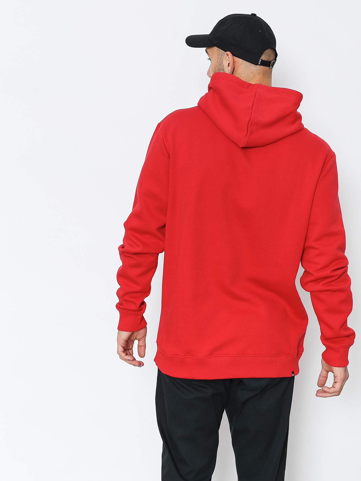 red dc hoodie
