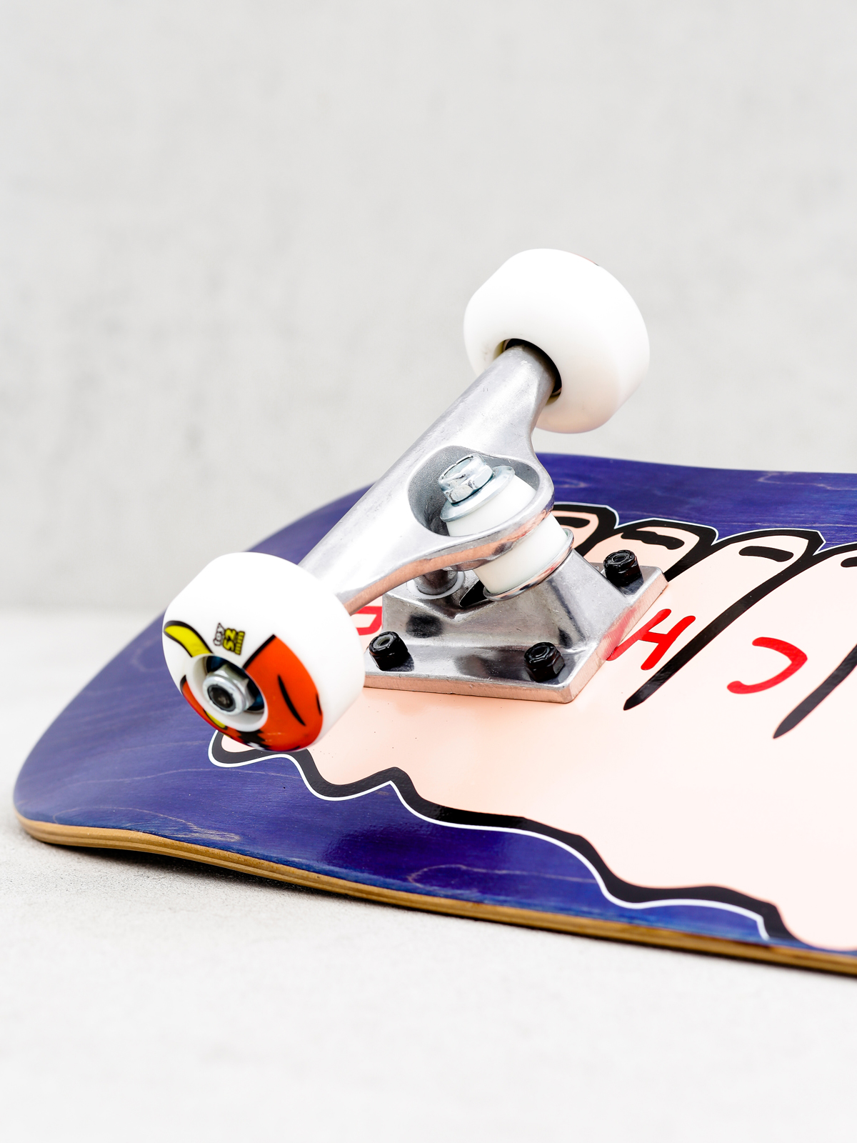 Toy Machine Skateboard Fists Woodgrain (blue/pink)