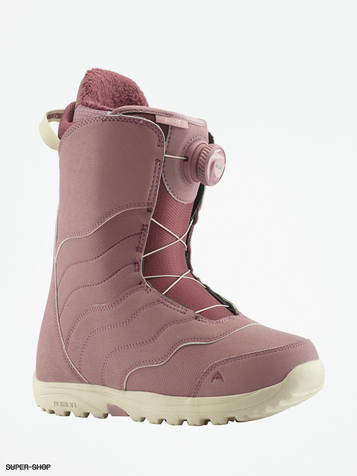 Womens Burton Snowboard boots Mint Boa dusty rose