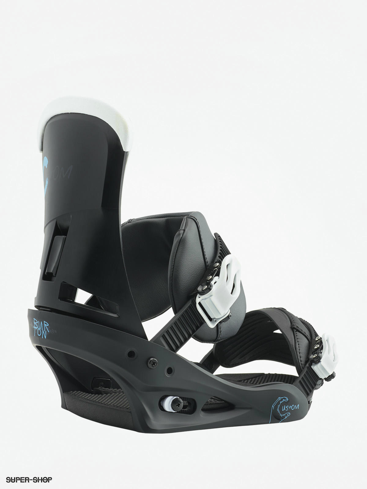 Mens Burton Snowboard bindings Custom black multi