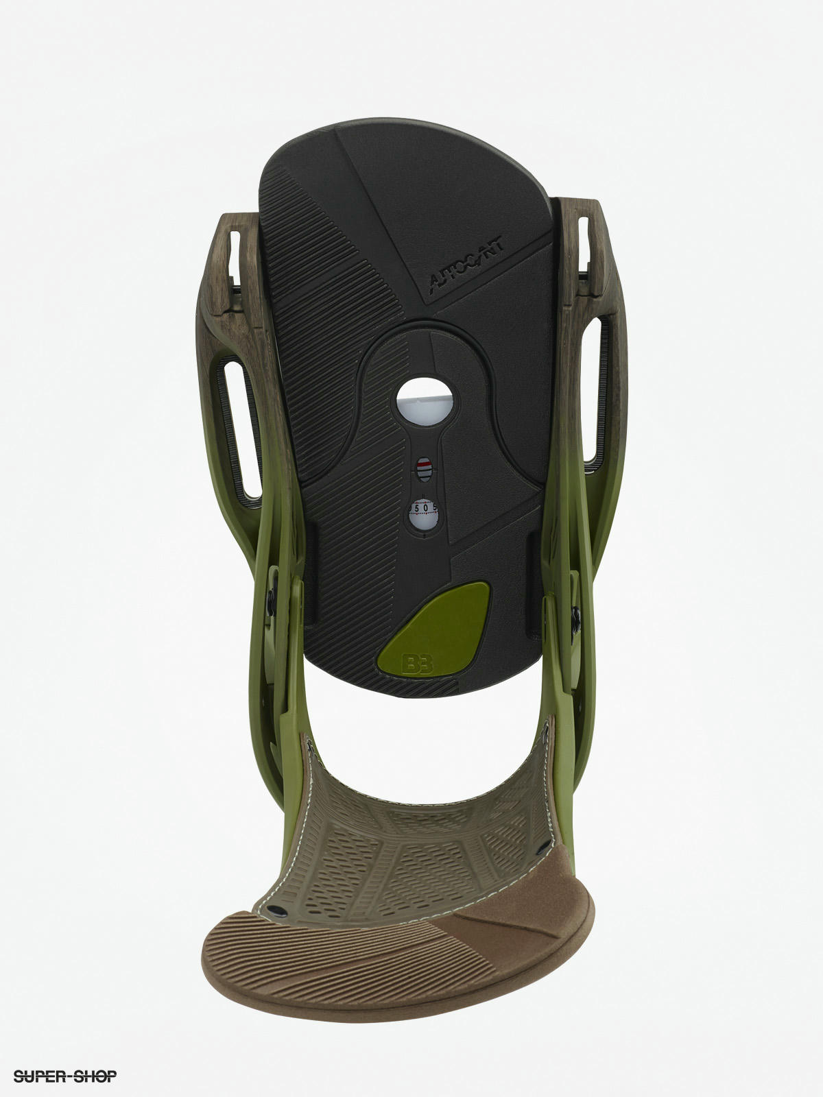 Burton Snowboard bindings Malavita Est camp on green