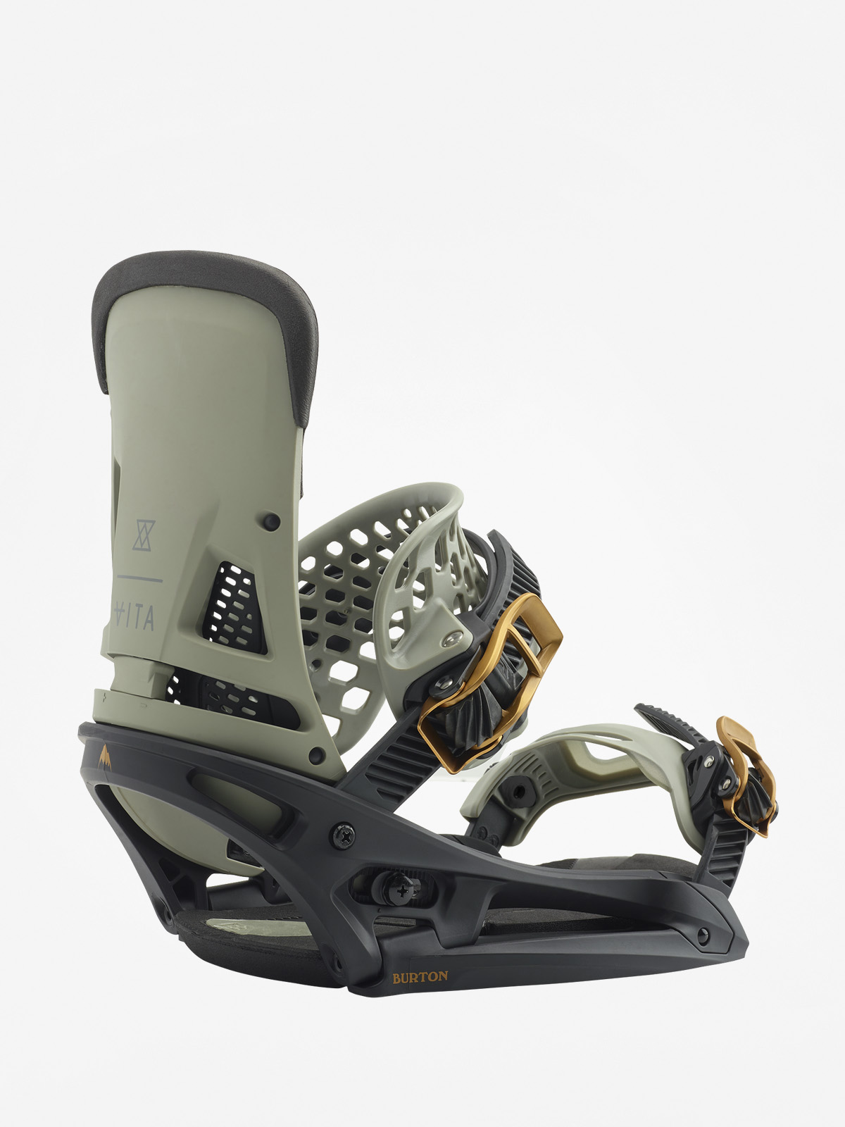 Mens Burton Snowboard bindings Malavita Est (black/gray)