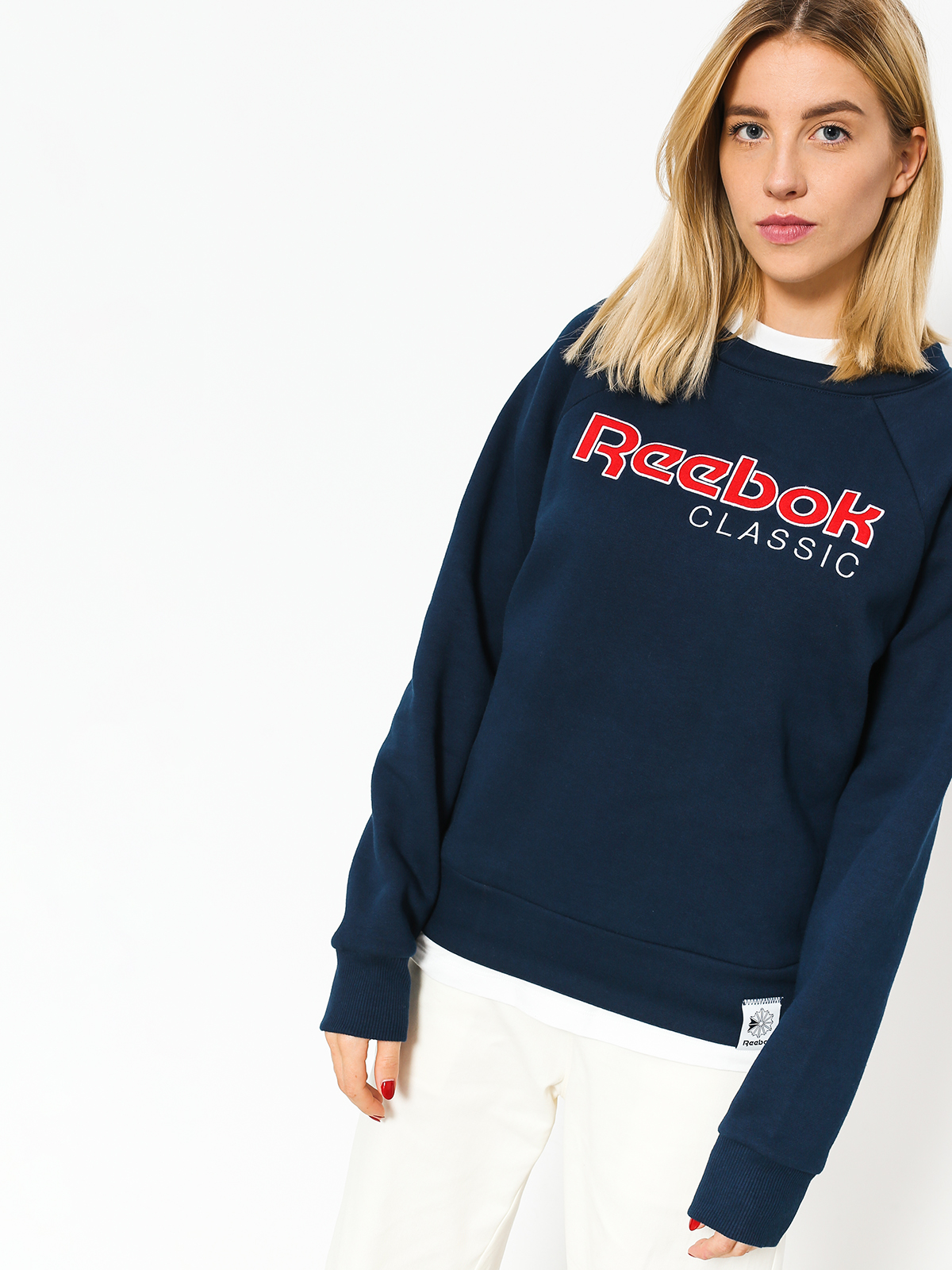 Reebok Sweatshirt Ac Iconic Fl Wmn (collegiate navy)