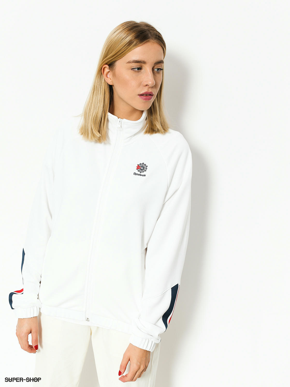 reebok sweatshirt white