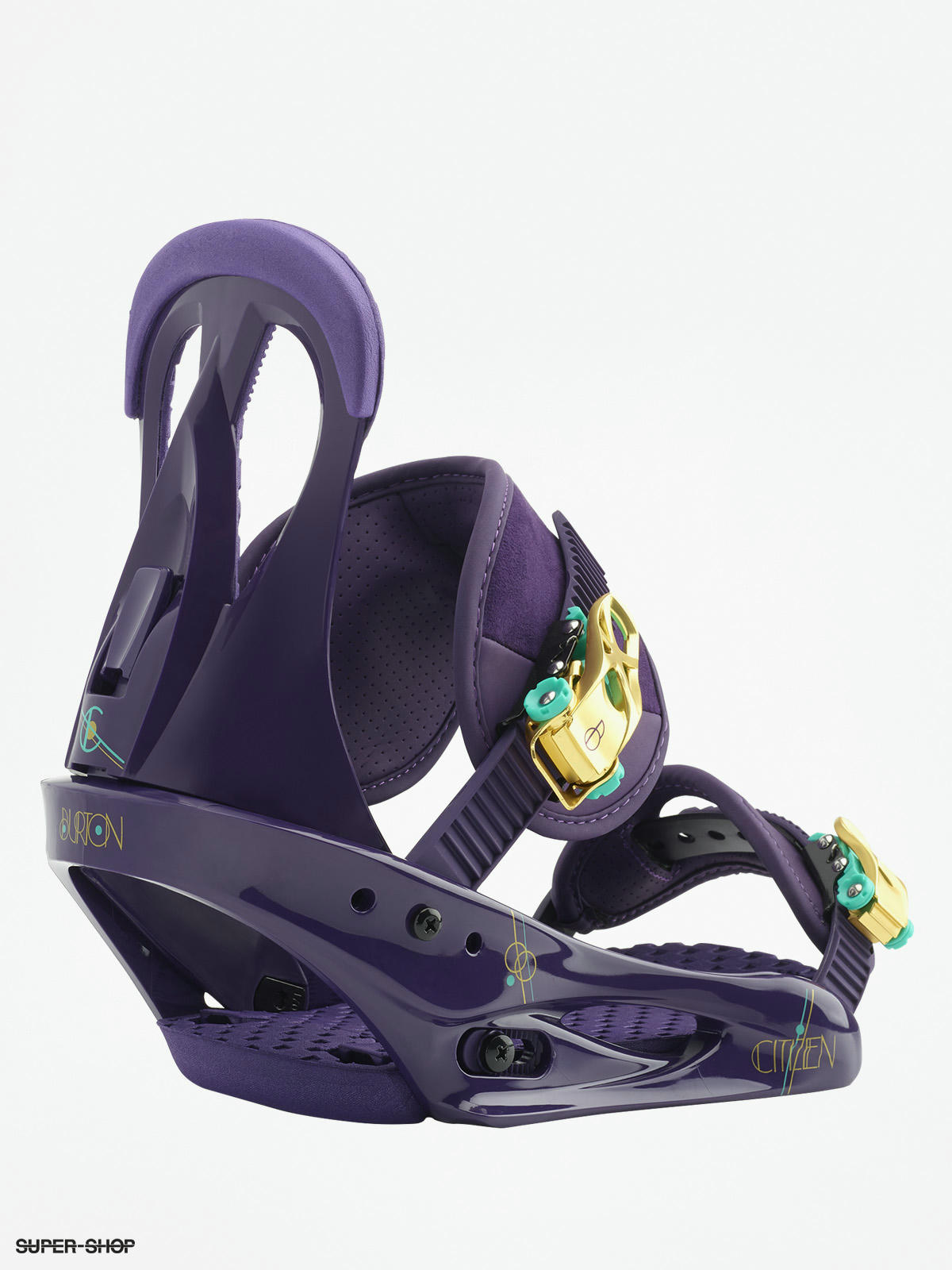 burton purple bindings