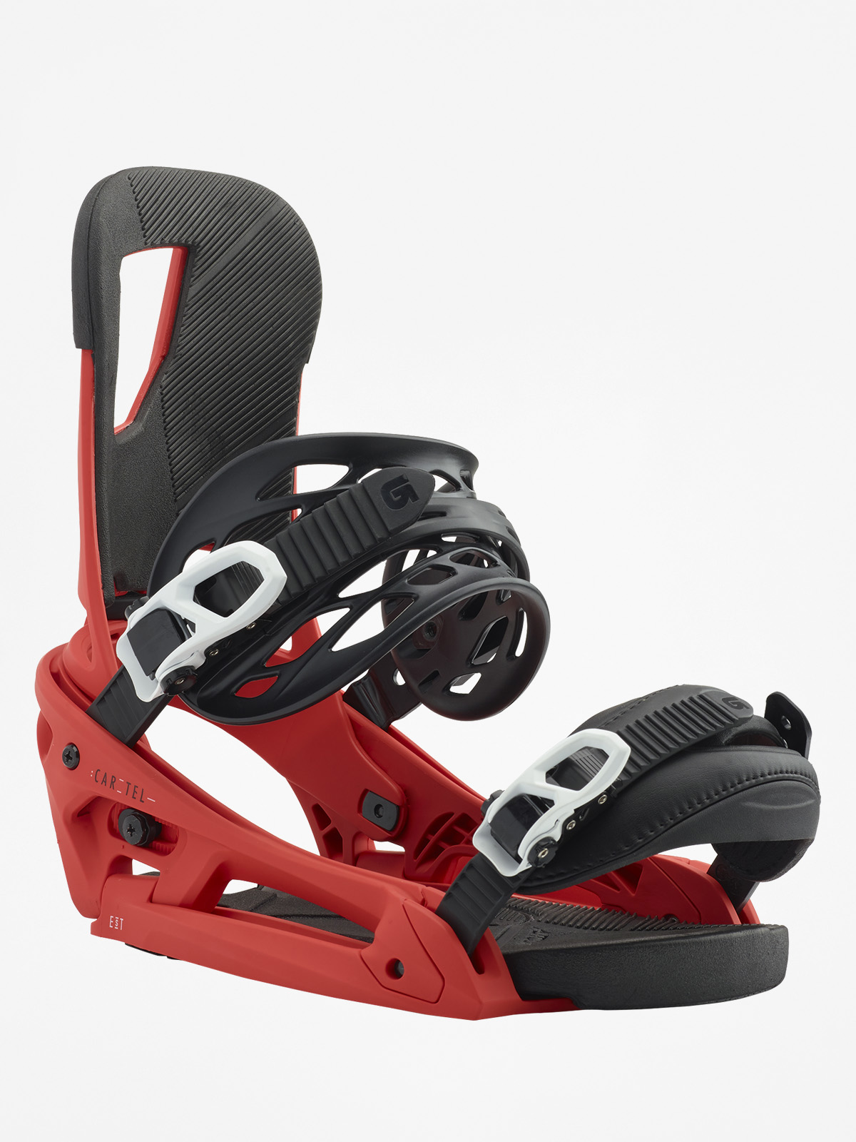 Mens Burton Snowboard bindings Cartel Est (red)