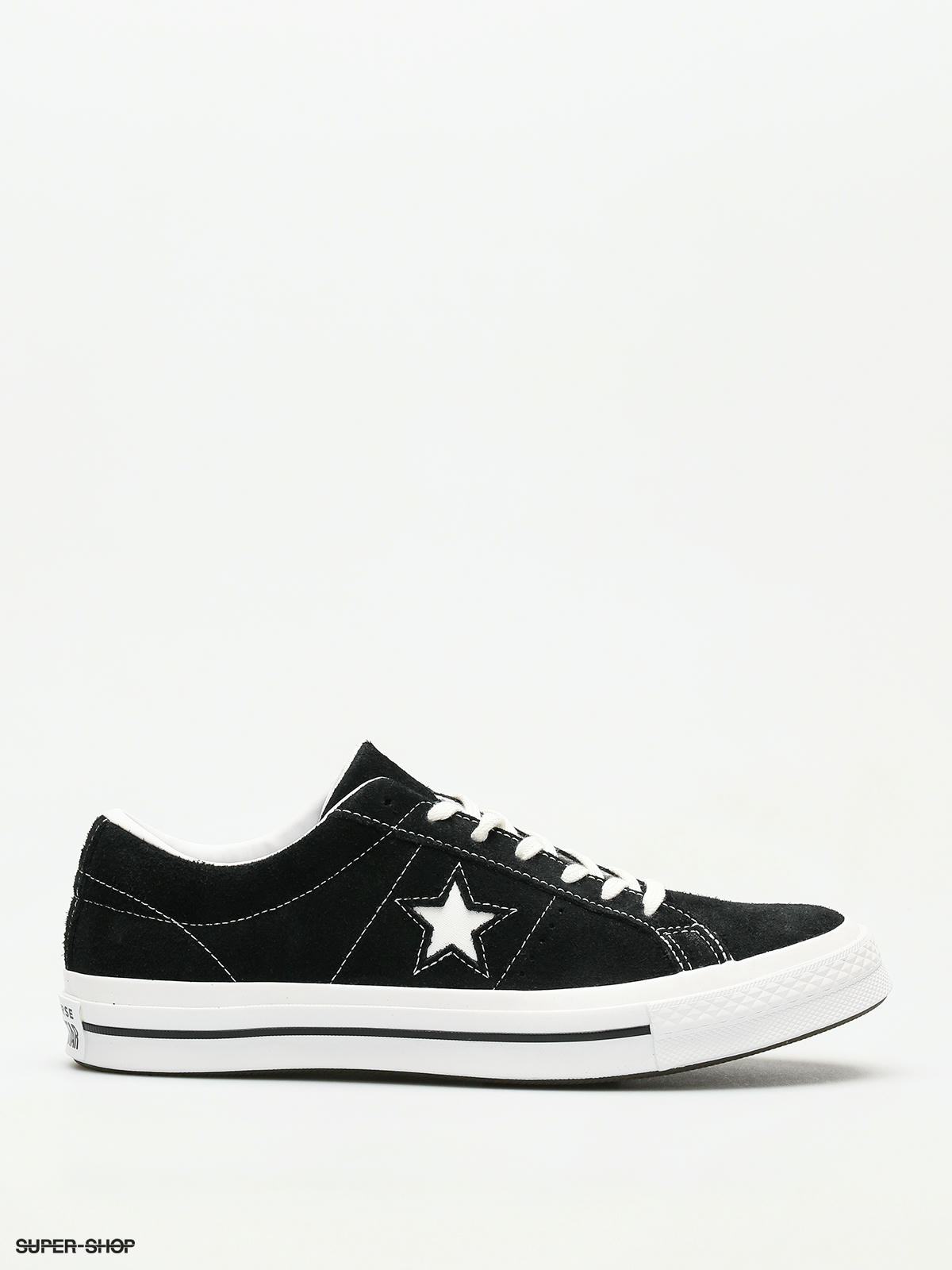 Converse Shoes One Star 74 Ox (black/white/white)