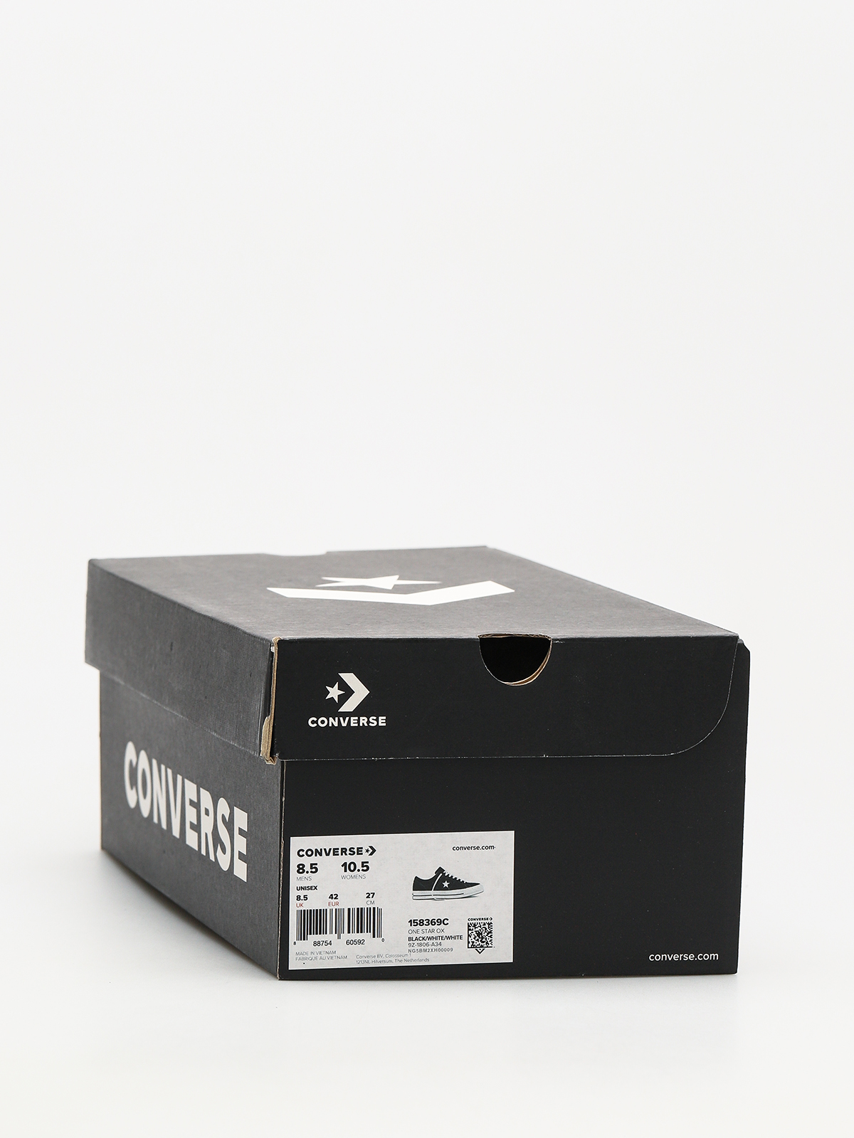 Converse Shoes One Star 74 Ox (black/white/white)