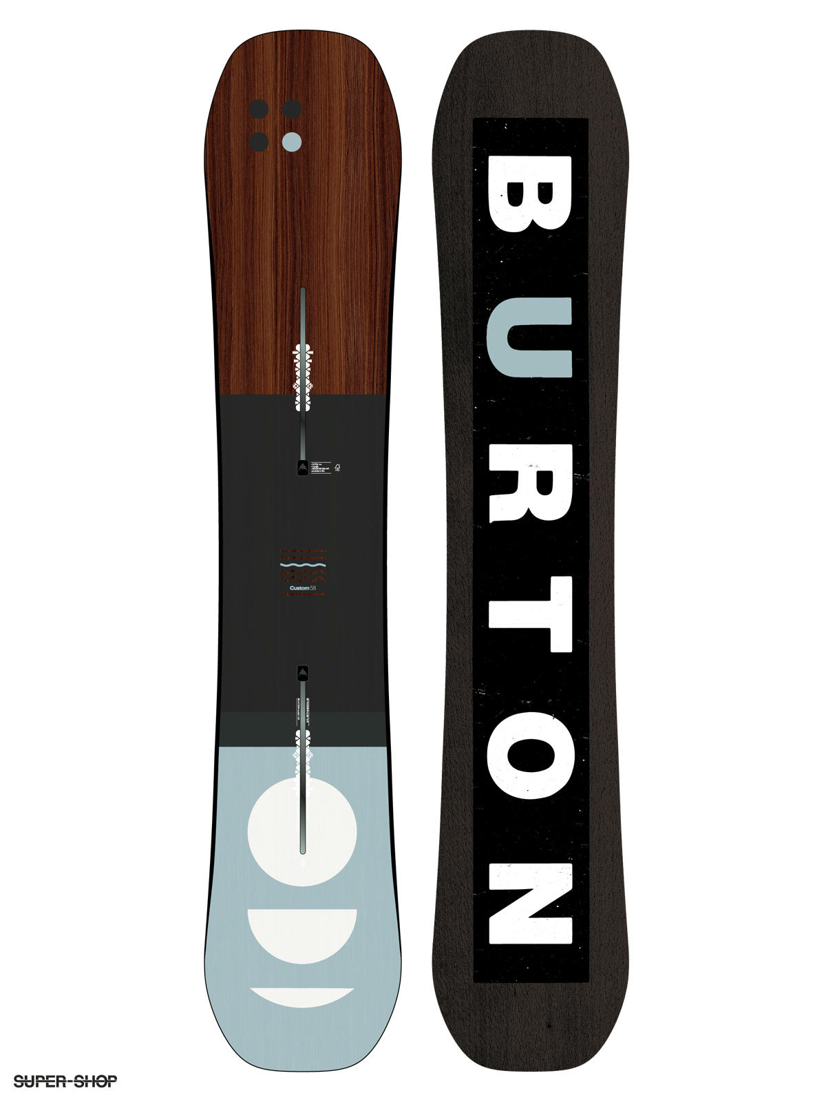 Burton Snowboard Custom multi grey