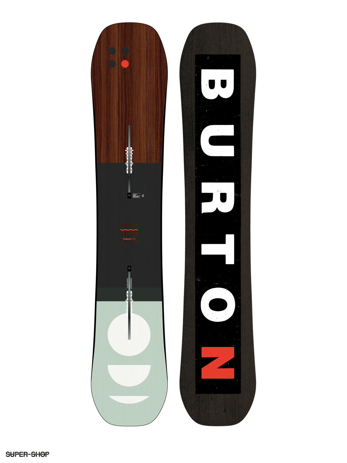 Burton Snowboard Custom Flying V (multi/red)