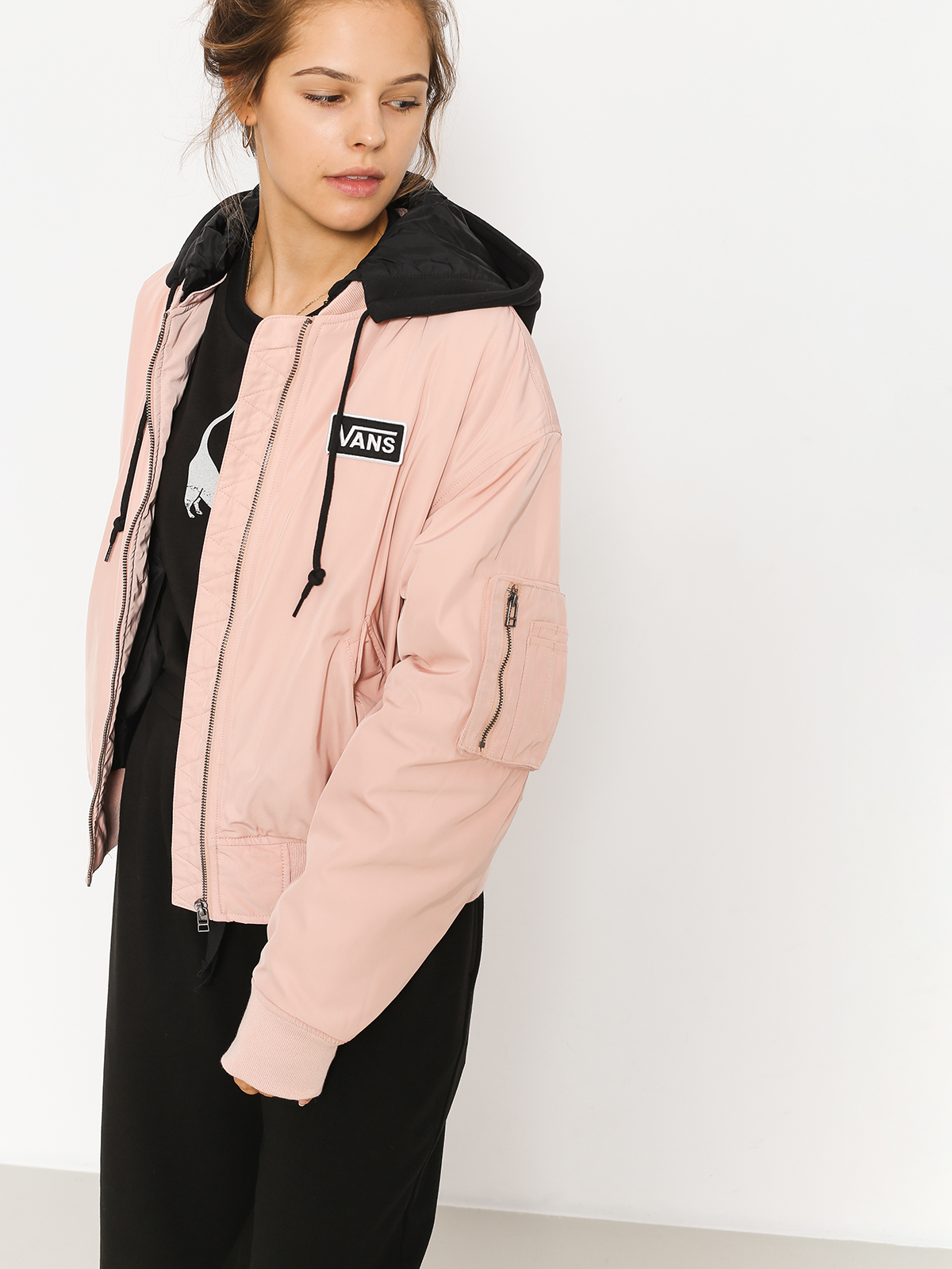 Vans Jacket Boom Boom Hood Wmn (rose cloud)