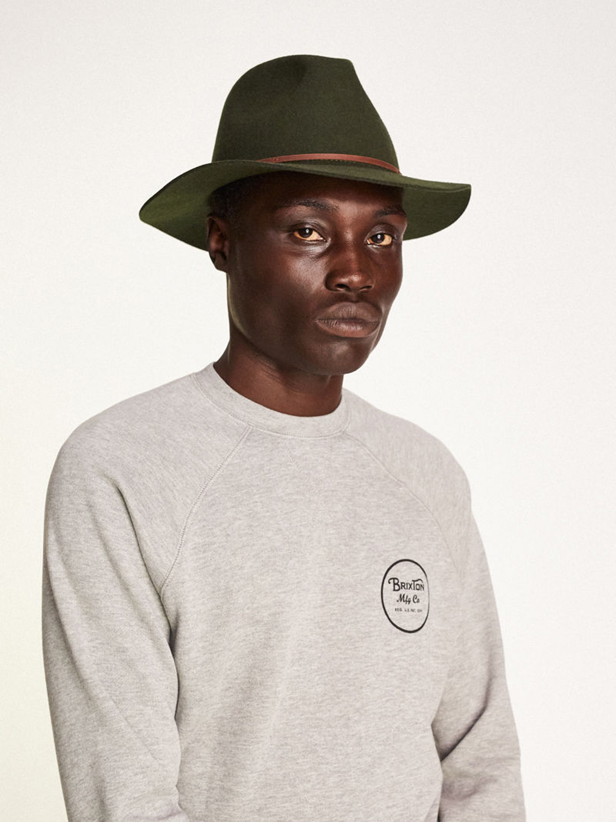 Brixton Hat Wesley Fedora (moss)