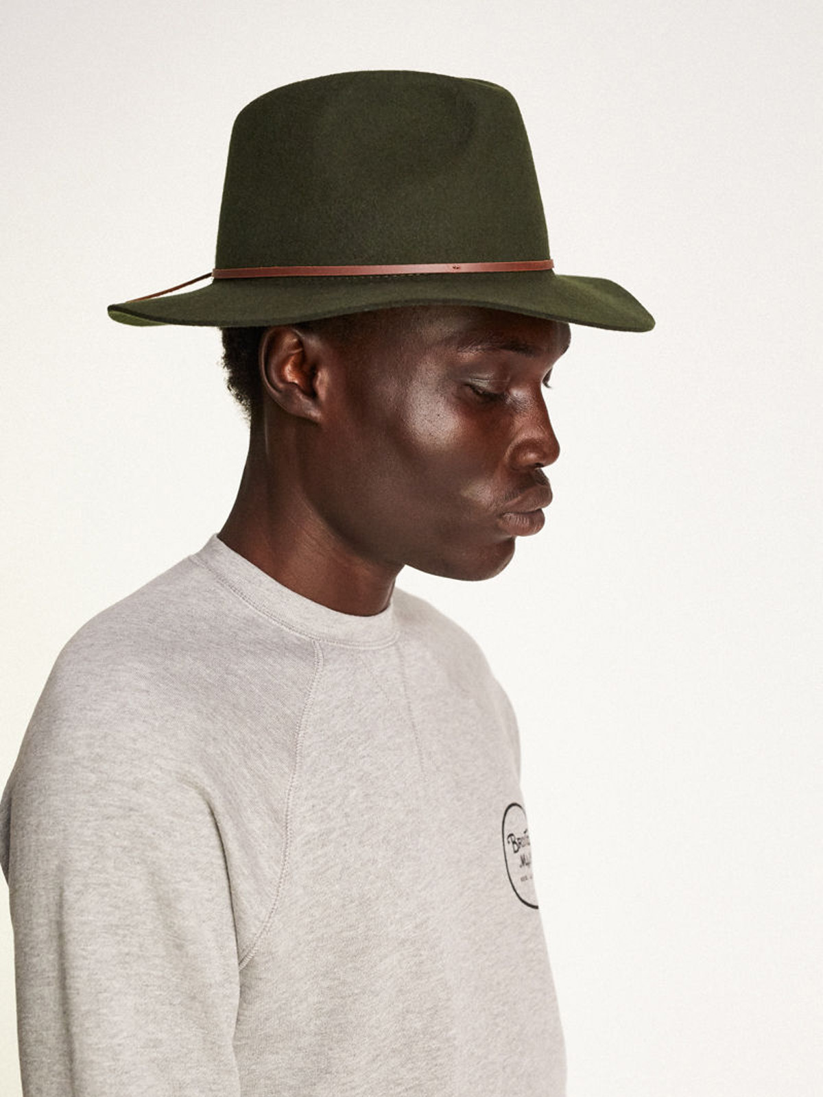Brixton Hat Wesley Fedora (moss)