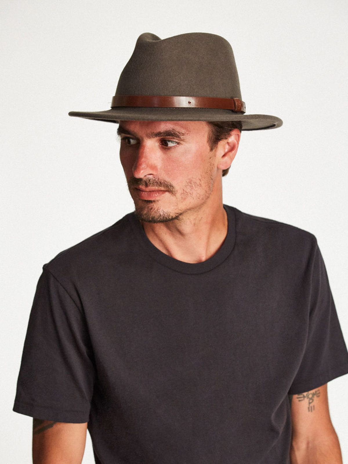 Brixton Hat Messer Fedora - green (ivy) display picture 1