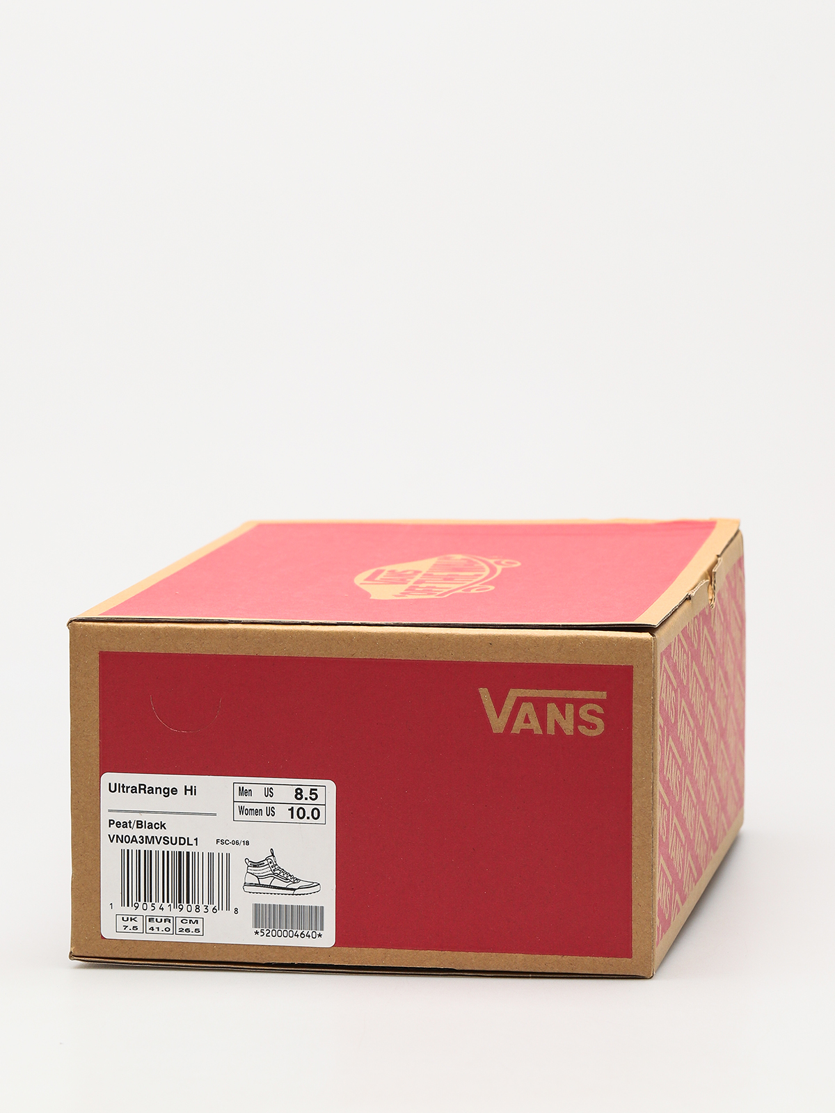 vans ultrarange hi peat black shoes