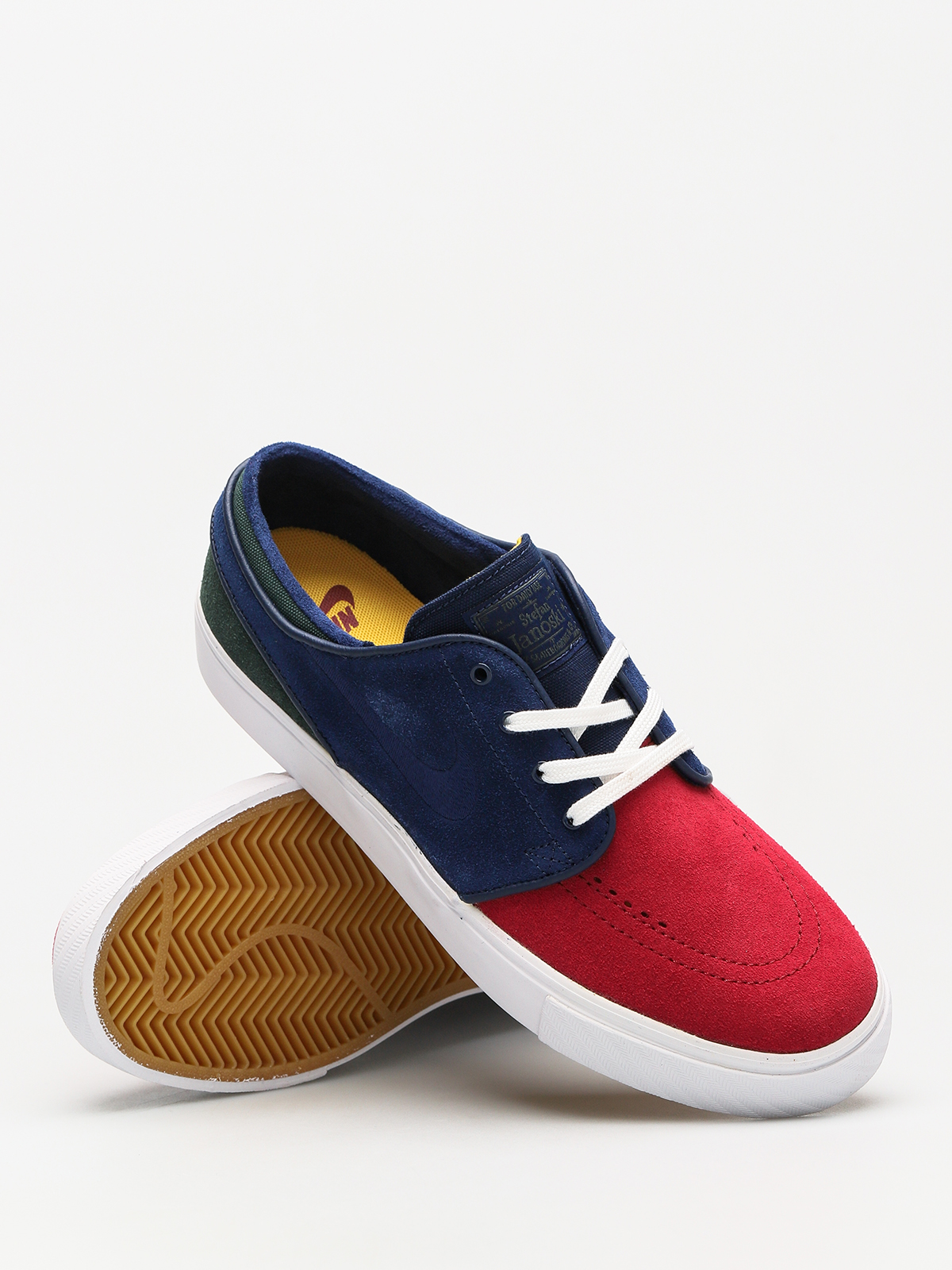 Nike SB Schuhe Zoom Stefan Janoski (red crush/blue void white midnight green)