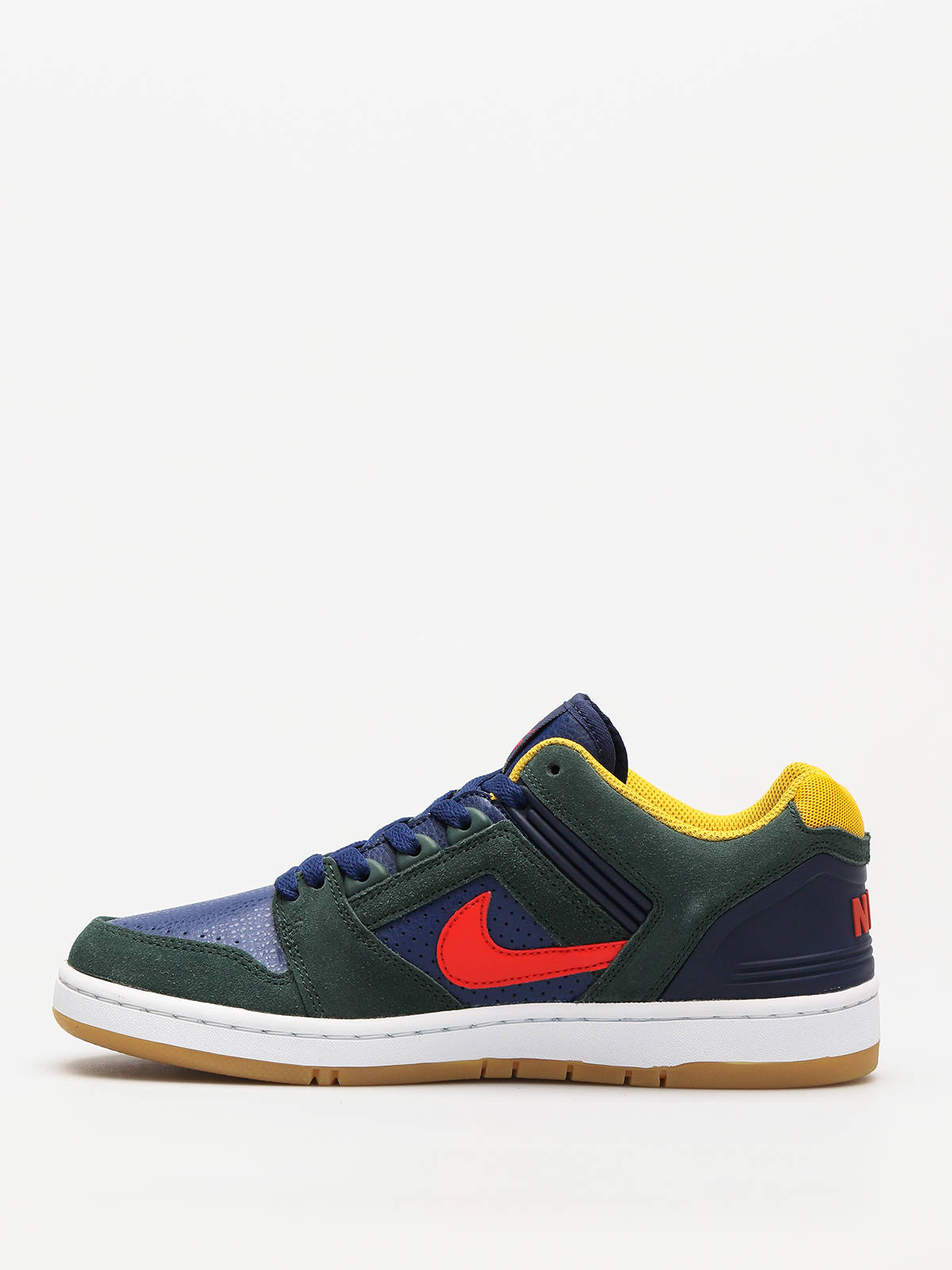Nike SB Shoes Sb Air Force II Low (midnight green/habanero red blue void)