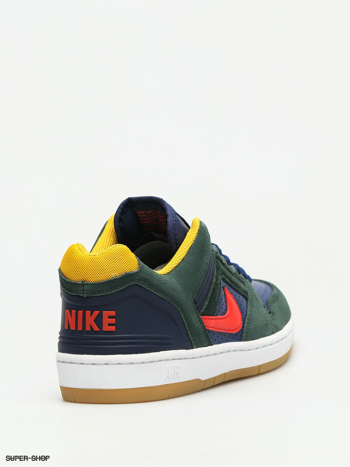 nike sb air force ii low midnight green