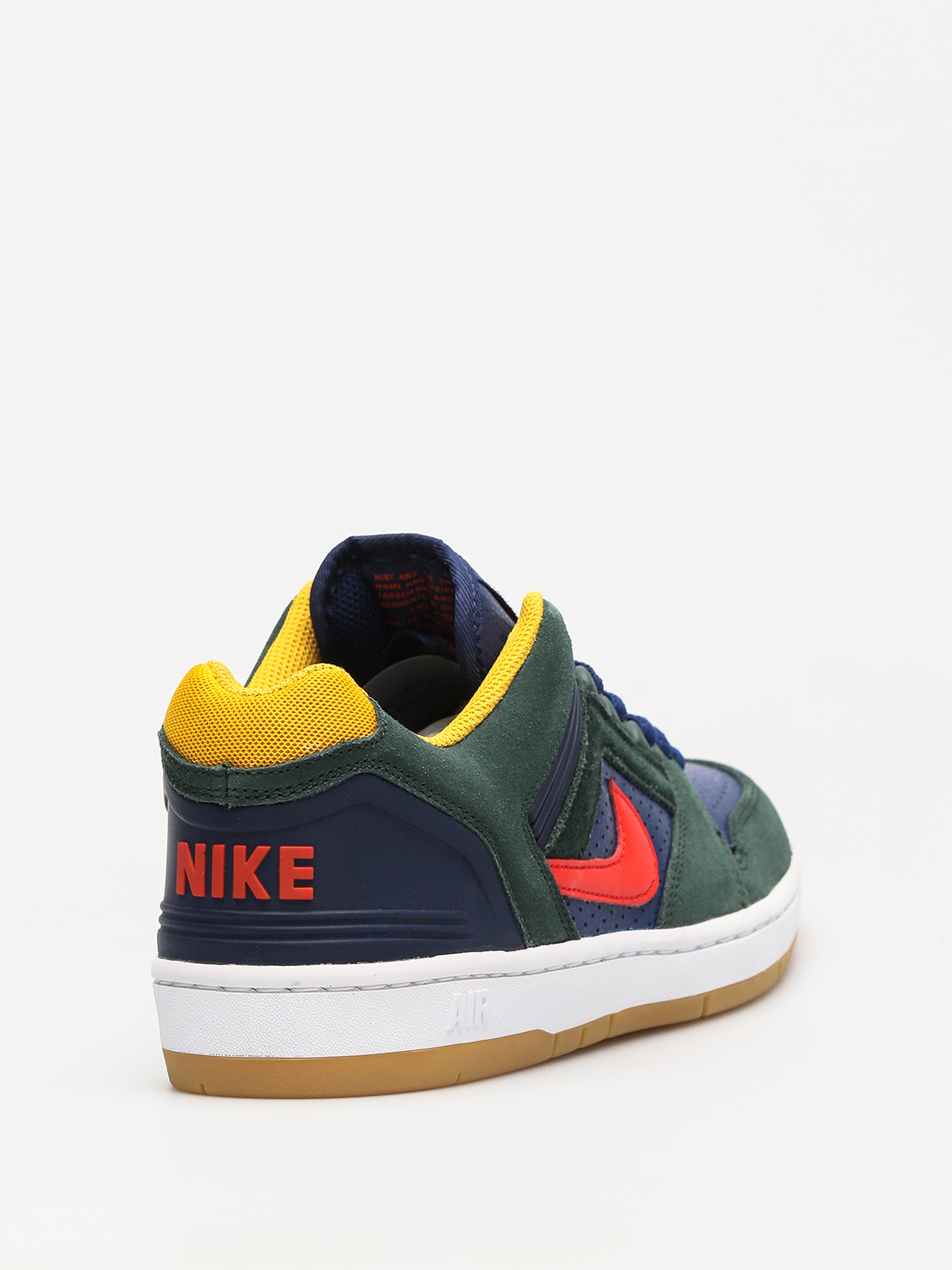 Nike SB Shoes Sb Air Force II Low (midnight green/habanero red blue void)