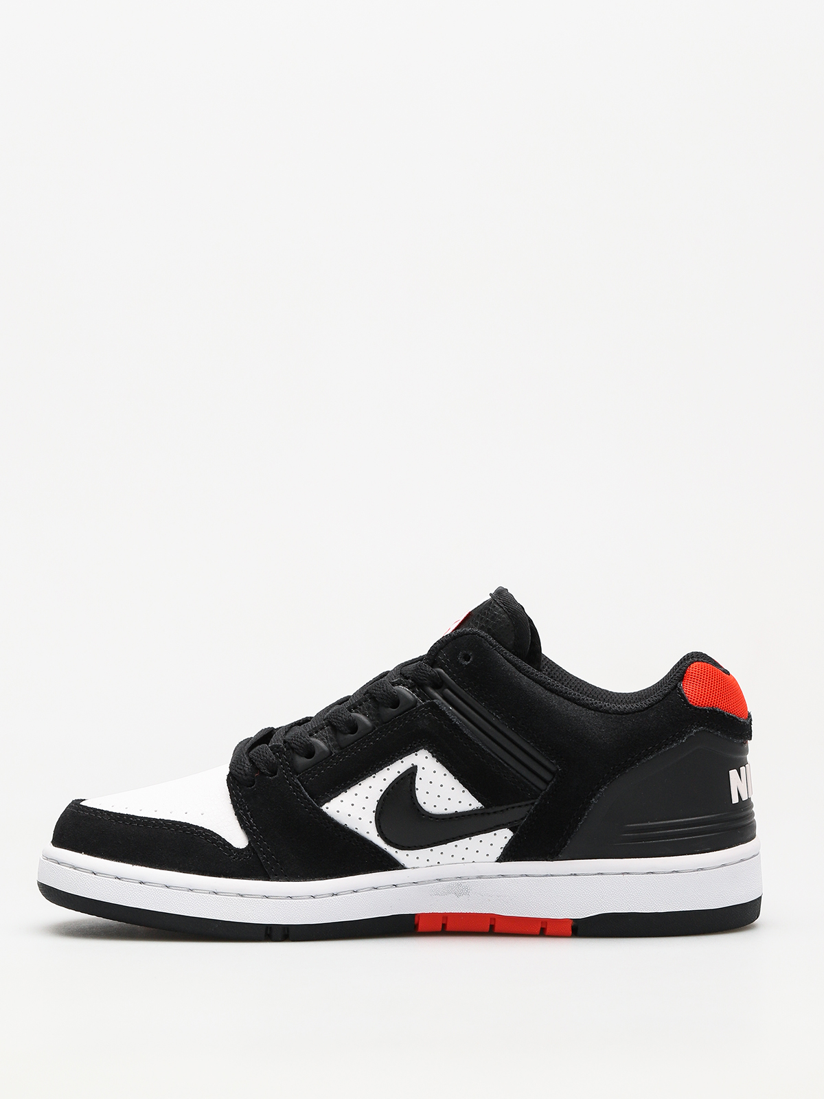 Nike SB Shoes Sb Air Force II Low (black/black white habanero red)