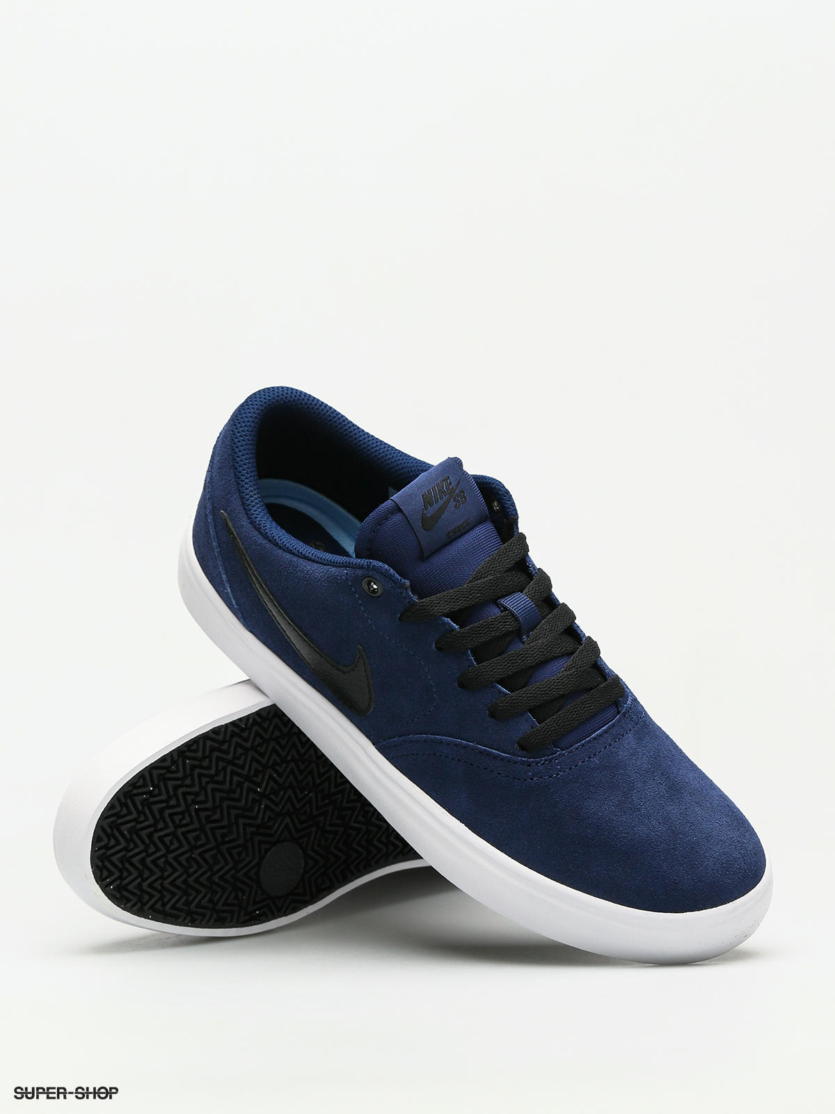 Nike SB Shoes Sb Check Solarsoft navy blue blue void black white