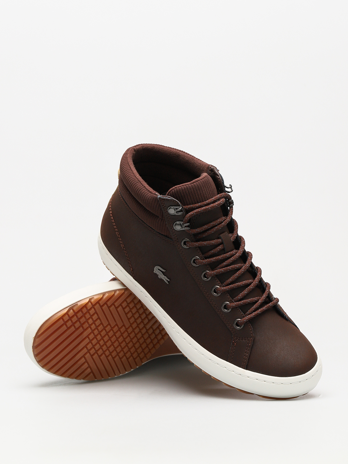 Lacoste Shoes Straightset Insulac 3181 (dark brown/dark brown)