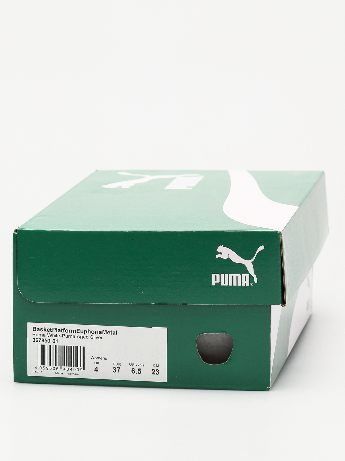 Puma Shoes Basket Platform Wmn white (euphoria metallic puma)