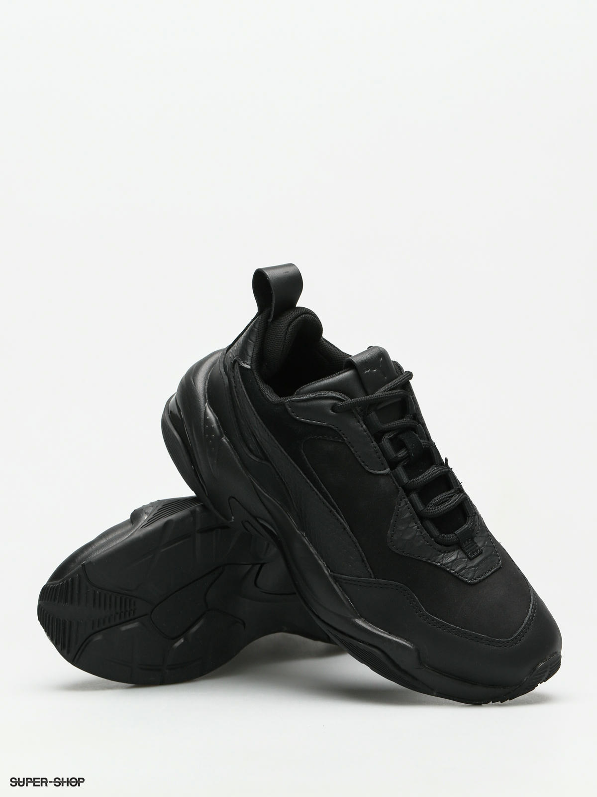 puma black thunder desert trainers