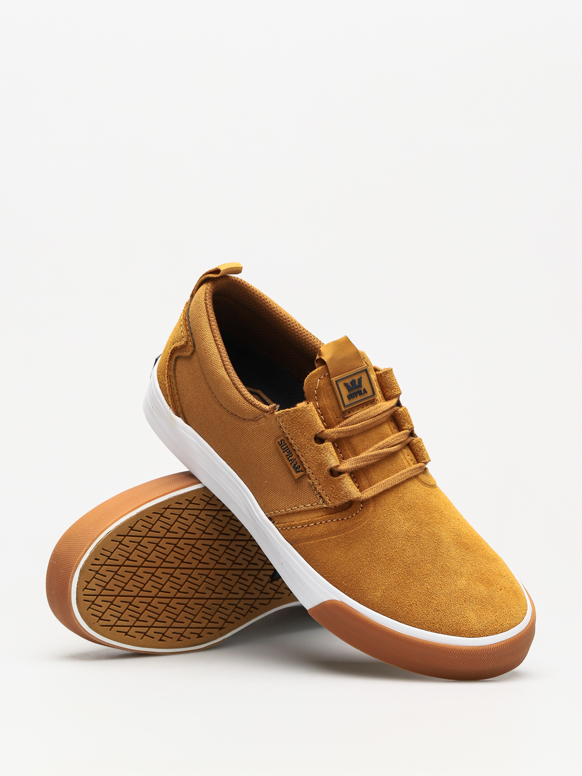 Supra Shoes Flow - brown (tan/white gum)
