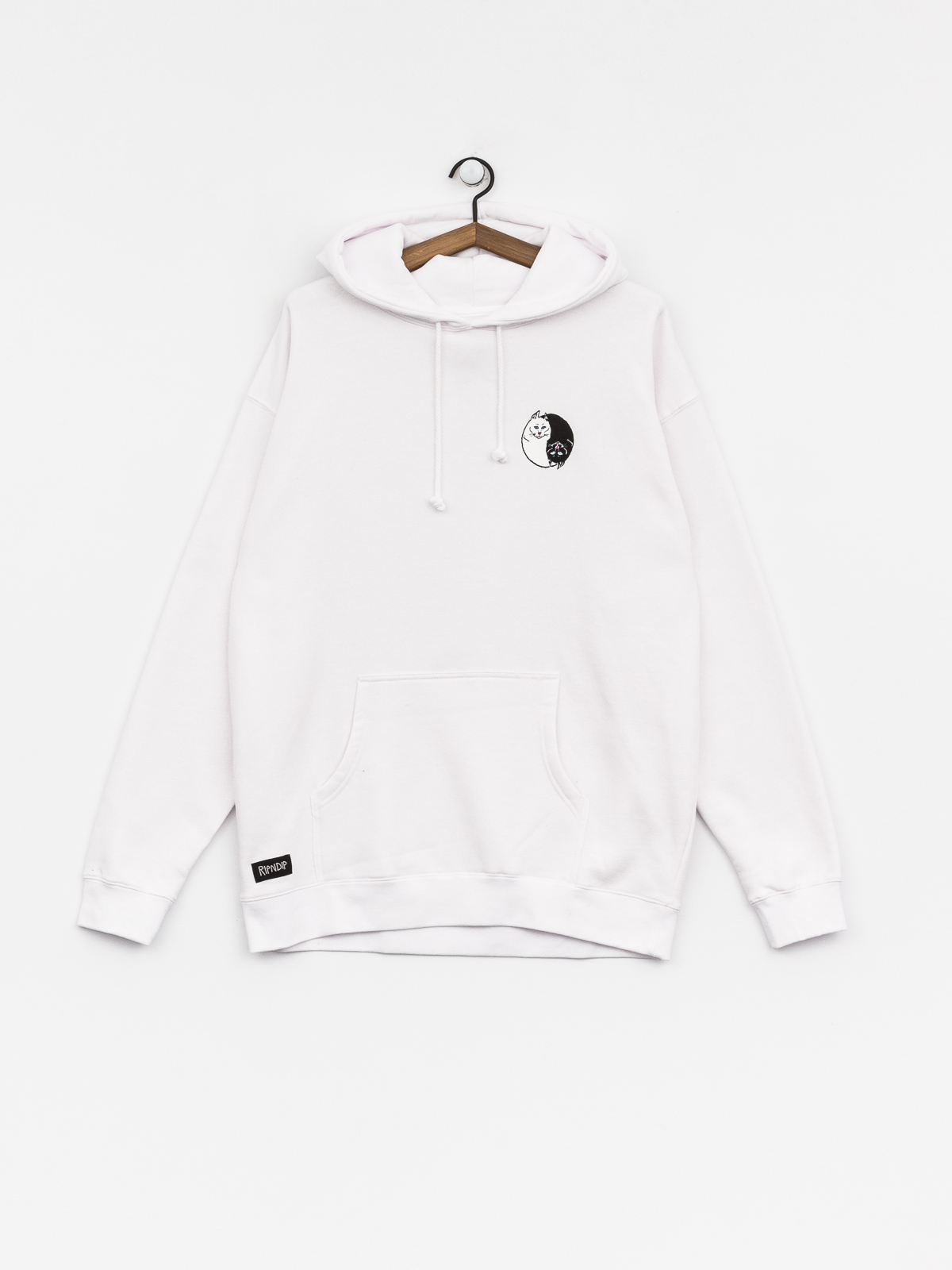 white ripndip hoodie