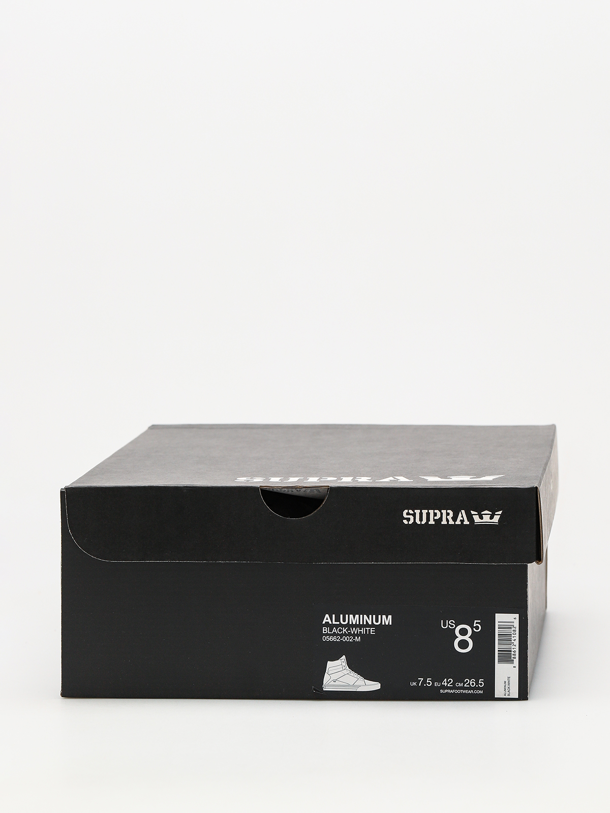 Supra Schuhe Aluminum (black white)